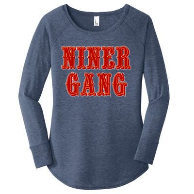 Bang Bang Niner Gang San Francisco Women's Perfect Tri Tunic Long Sleeve Shirt