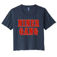 Bang Bang Niner Gang San Francisco Women's Crop Top Tee