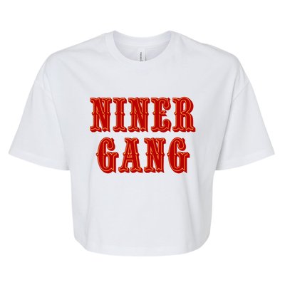 Bang Bang Niner Gang San Francisco Bella+Canvas Jersey Crop Tee