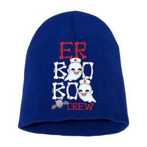 Boo Boo Nurse Crew Er Lazy Diy Halloween Costume Rn Nursing Meaningful Gift Short Acrylic Beanie