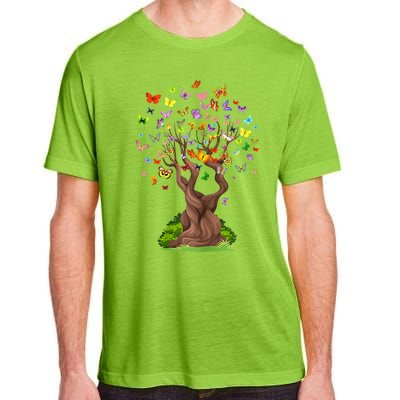 Butterflytree Beautiful Nature Lover Butterfly Adult ChromaSoft Performance T-Shirt