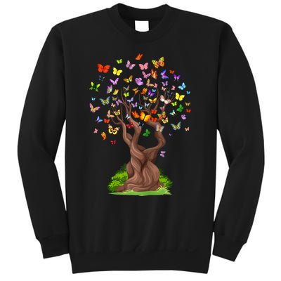 Butterflytree Beautiful Nature Lover Butterfly Sweatshirt