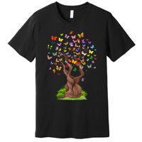 Butterflytree Beautiful Nature Lover Butterfly Premium T-Shirt