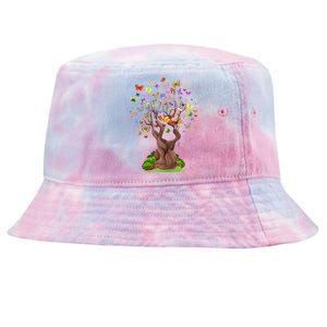 Butterflytree Beautiful Nature Lover Butterfly Tie-Dyed Bucket Hat