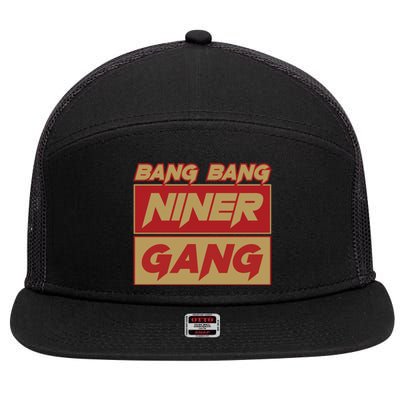 Bang Bang Niner Gang 7 Panel Mesh Trucker Snapback Hat