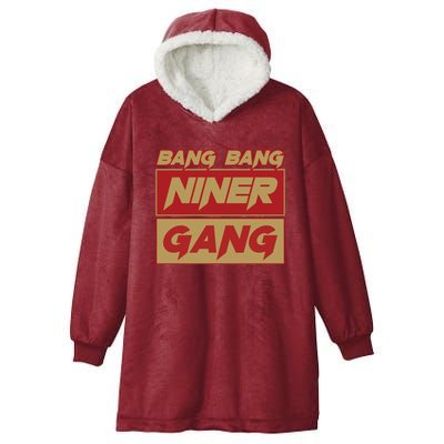 Bang Bang Niner Gang Hooded Wearable Blanket