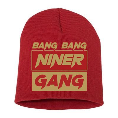 Bang Bang Niner Gang Short Acrylic Beanie