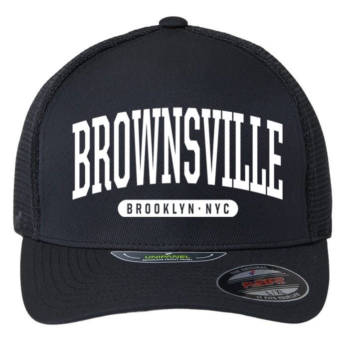 Brownsville Brooklyn Ny Souvenirs Nyc Borough Brooklyn New York Brownsville Flexfit Unipanel Trucker Cap