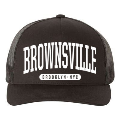 Brownsville Brooklyn Ny Souvenirs Nyc Borough Brooklyn New York Brownsville Yupoong Adult 5-Panel Trucker Hat