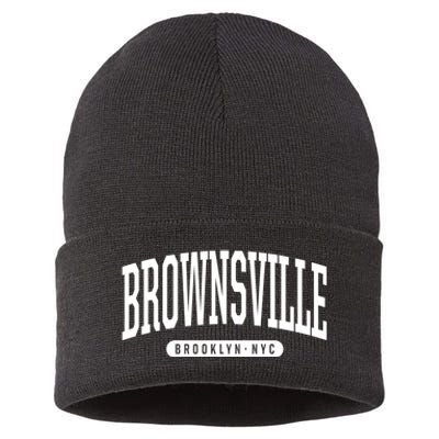 Brownsville Brooklyn Ny Souvenirs Nyc Borough Brooklyn New York Brownsville Sustainable Knit Beanie