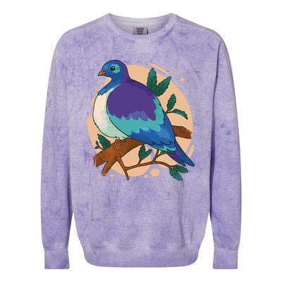 Blue Bird Nature Art Colorblast Crewneck Sweatshirt