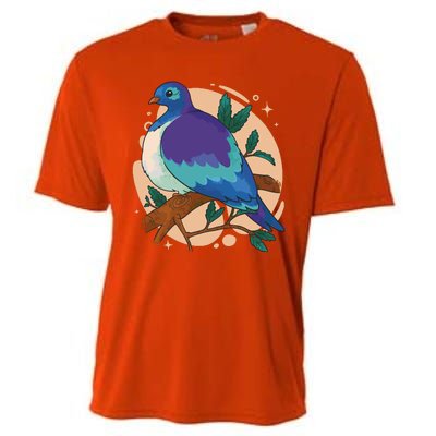 Blue Bird Nature Art Cooling Performance Crew T-Shirt