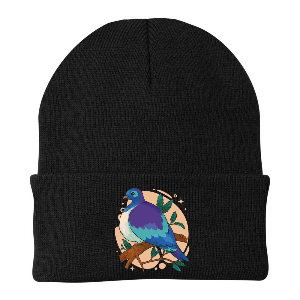 Blue Bird Nature Art Beanie