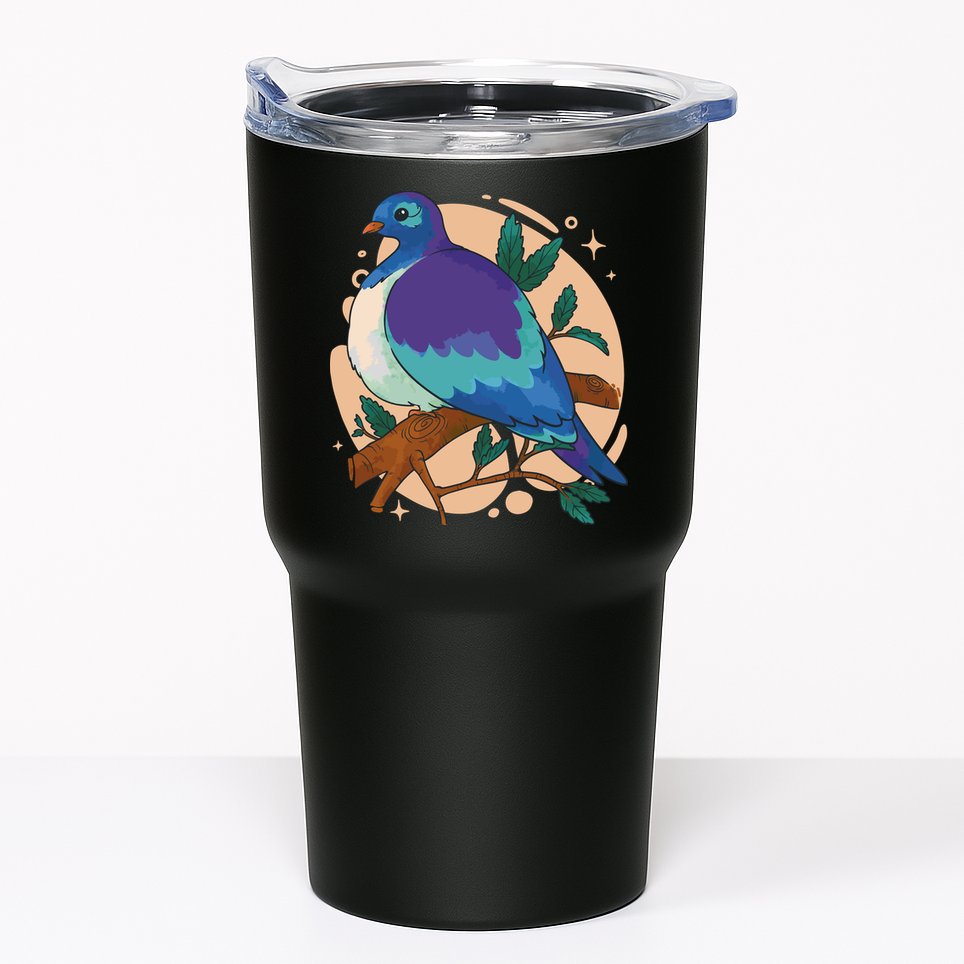 Blue Bird Nature Art Tumbler