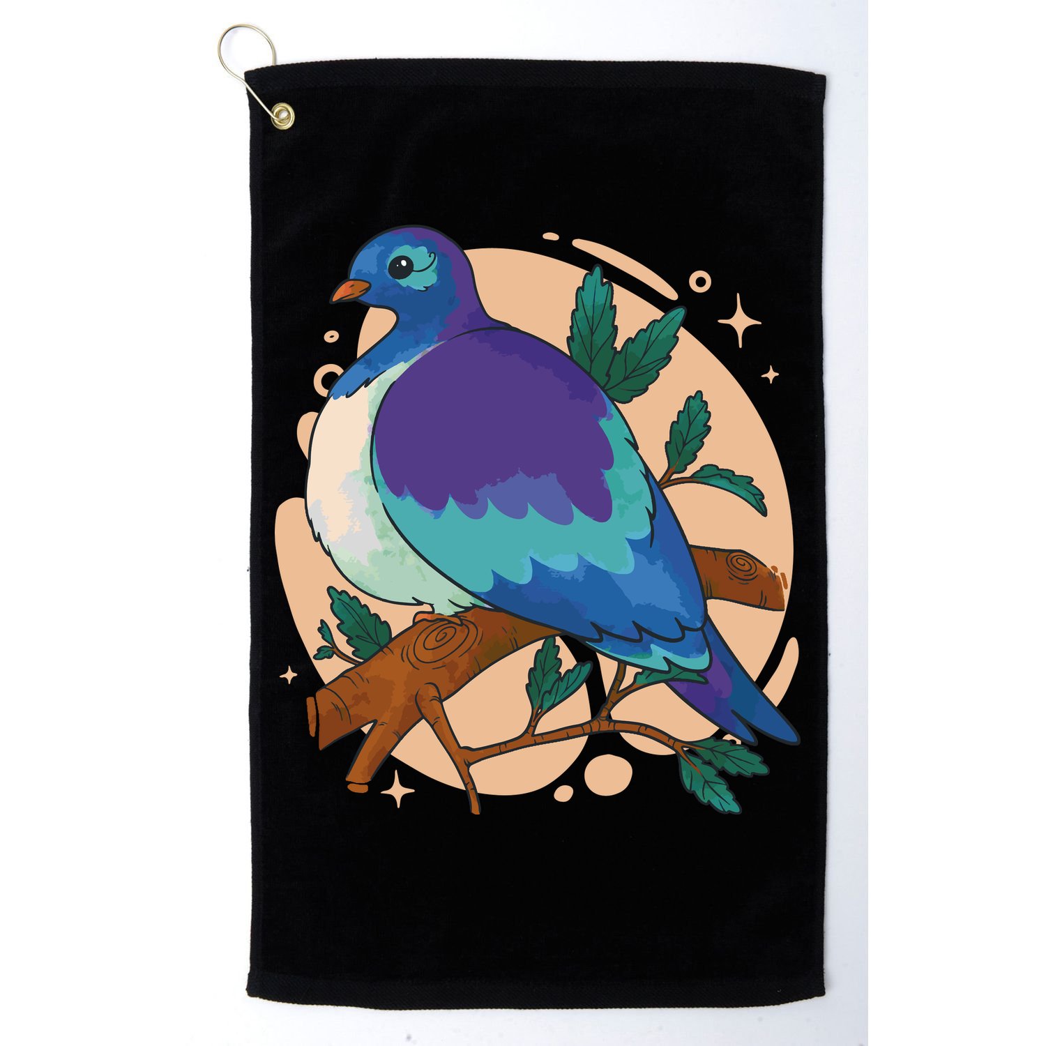 Blue Bird Nature Art Golf Towel