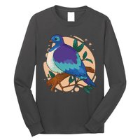 Blue Bird Nature Art Long Sleeve Shirt