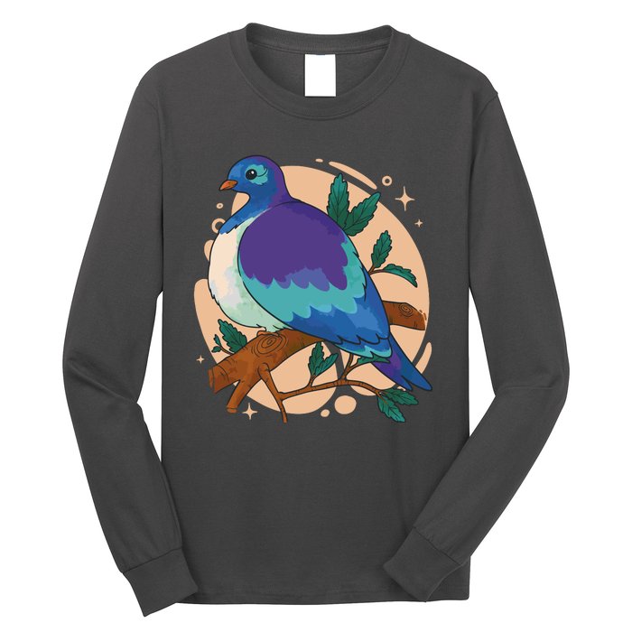 Blue Bird Nature Art Long Sleeve Shirt