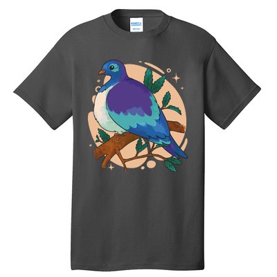 Blue Bird Nature Art Tall T-Shirt