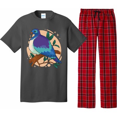 Blue Bird Nature Art Pajama Set