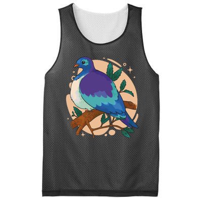 Blue Bird Nature Art Mesh Reversible Basketball Jersey Tank