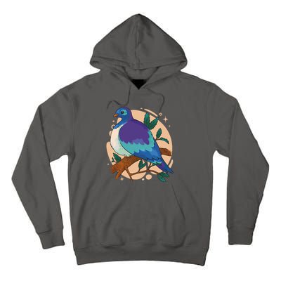 Blue Bird Nature Art Tall Hoodie