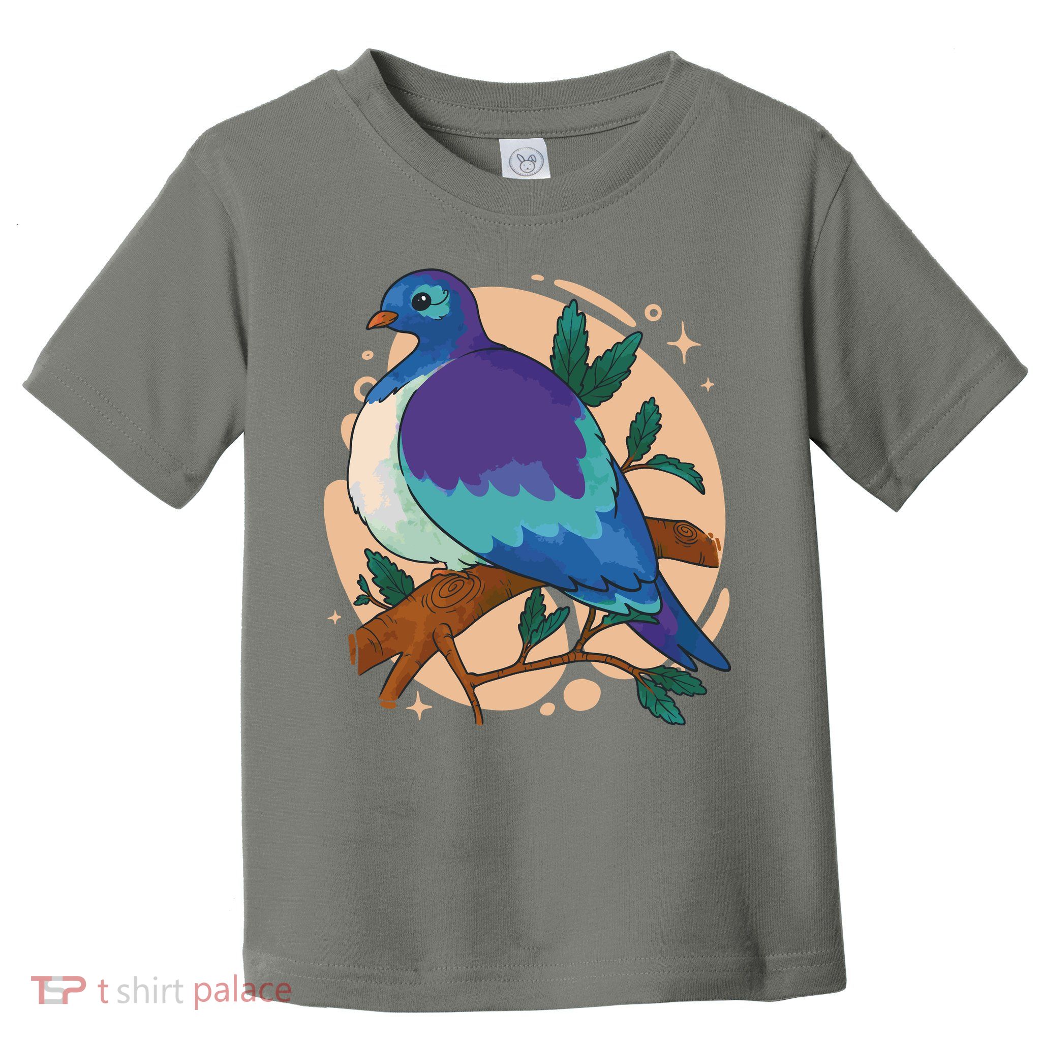 Blue Bird Nature Art Toddler T-Shirt