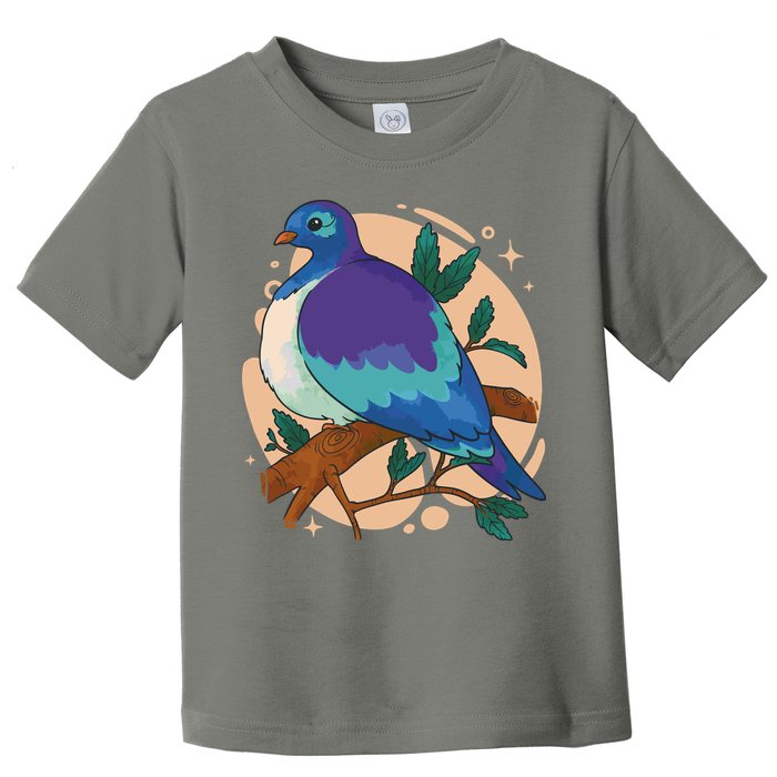 Blue Bird Nature Art Toddler T-Shirt
