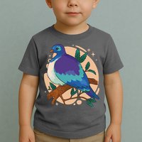 Blue Bird Nature Art Toddler T-Shirt