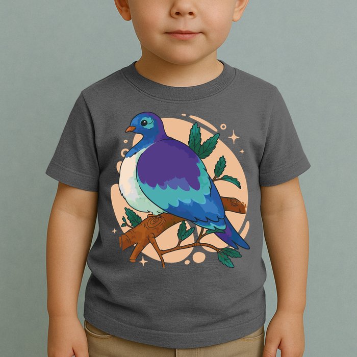 Blue Bird Nature Art Toddler T-Shirt