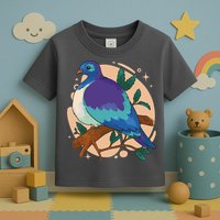 Blue Bird Nature Art Toddler T-Shirt