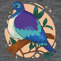 Blue Bird Nature Art Toddler T-Shirt