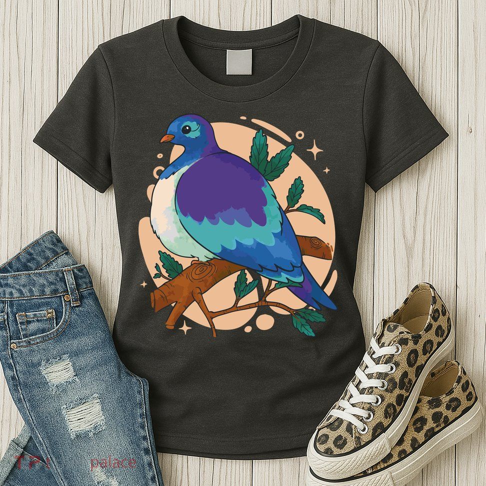 Blue Bird Nature Art Women's T-Shirt