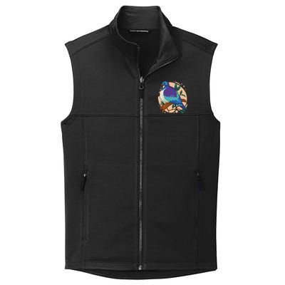 Blue Bird Nature Art Collective Smooth Fleece Vest