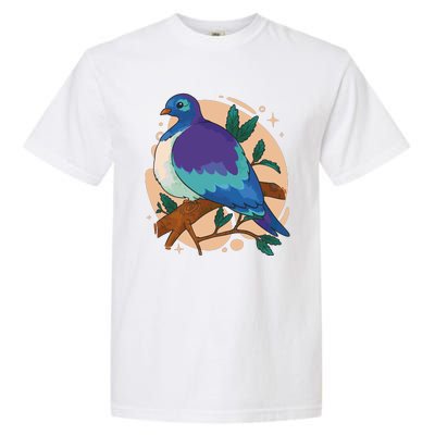 Blue Bird Nature Art Garment-Dyed Heavyweight T-Shirt