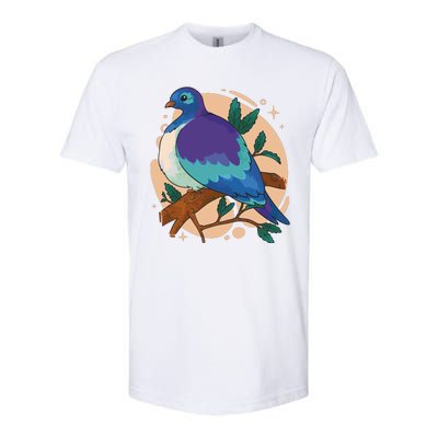 Blue Bird Nature Art Softstyle CVC T-Shirt