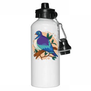 Blue Bird Nature Art Aluminum Water Bottle 