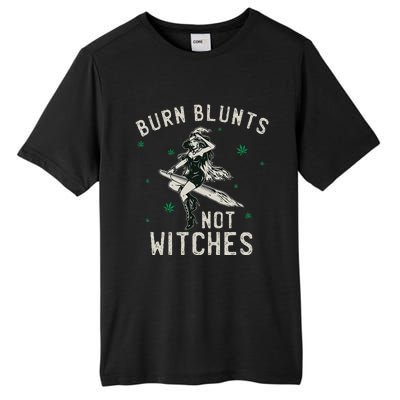 Burn Blunts Not Witches Funny Marijuana Weed Smoker Stoner Tall Fusion ChromaSoft Performance T-Shirt