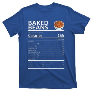 Baked Beans Nutritional Facts Thanksgiving XMas Gift Cute T-Shirt