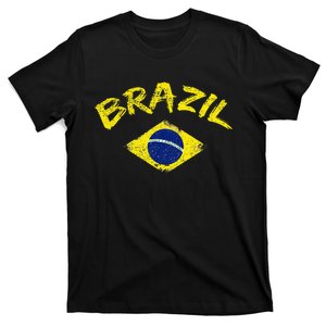 Brasil Brazilian National Flag Soccer Jersey Football T-Shirt