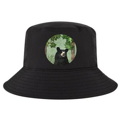 Black Bear Nature Cool Comfort Performance Bucket Hat