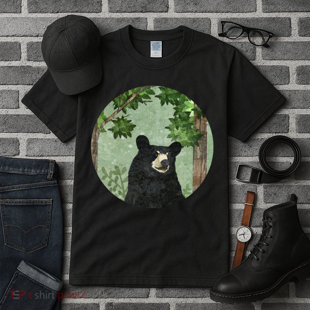 Black Bear Nature Tall T-Shirt
