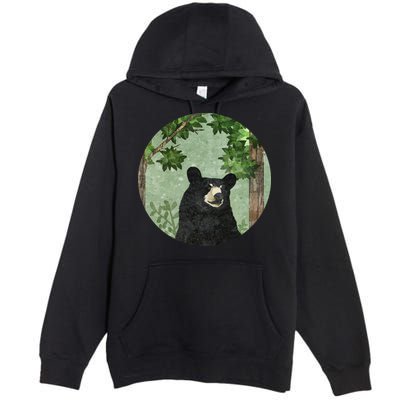 Black Bear Nature Premium Pullover Hoodie
