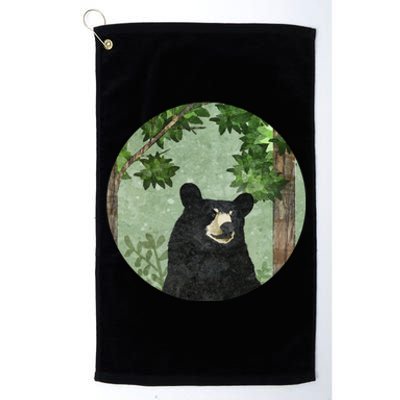 Black Bear Nature Platinum Collection Golf Towel