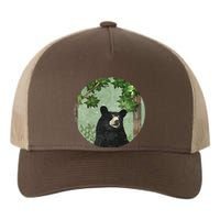 Black Bear Nature Yupoong Adult 5-Panel Trucker Hat