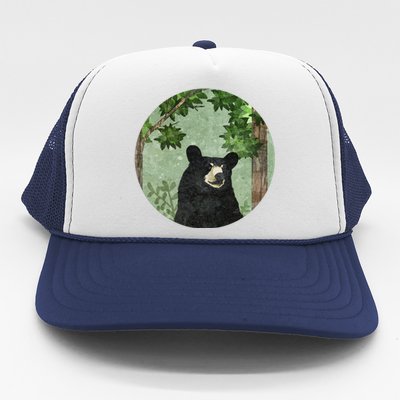 Black Bear Nature Trucker Hat