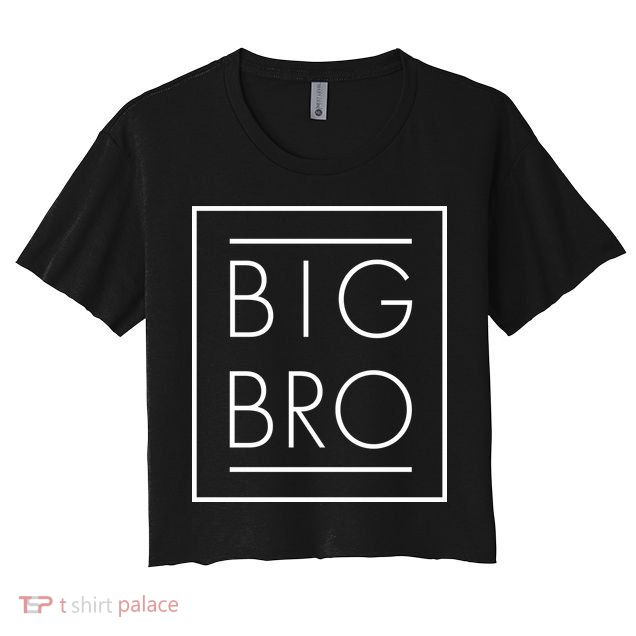 Big Bro New Baby Sibling Crop Top