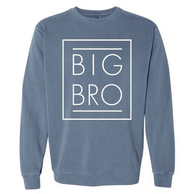 Big Bro New Baby Sibling Garment-Dyed Sweatshirt