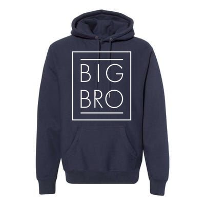 Big Bro New Baby Sibling Premium Hoodie