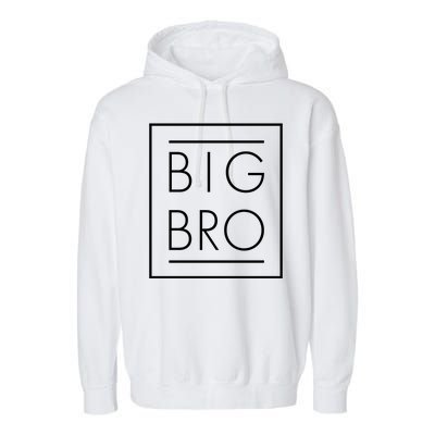 Big Bro New Baby Sibling Garment-Dyed Fleece Hoodie