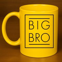 Big Bro New Baby Sibling 11oz C Handle Ceramic Mug